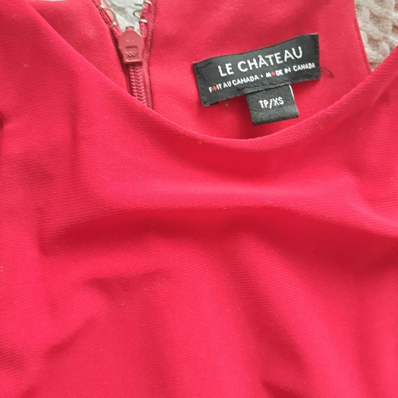 Le Chateau red long dress - Picture 2 of 3